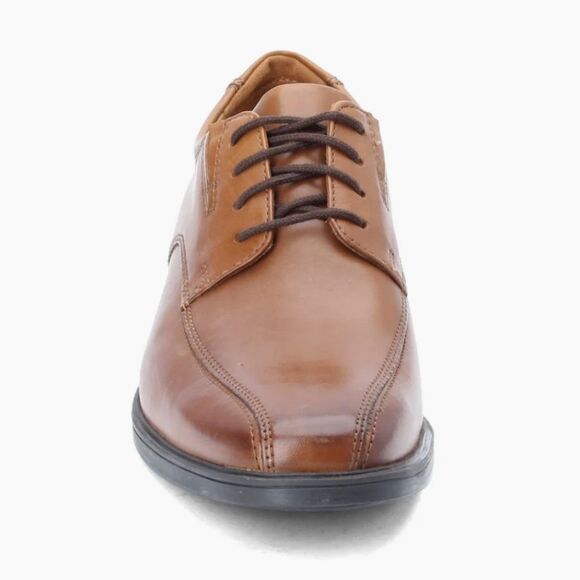 Men\'s Collection by Clark\'s Tilden Walk Oxford Dark Tan Leather Size 11 Handsome main image 9